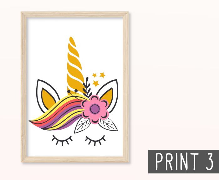 Unicorn Art Print - DIN A5, DIN A4